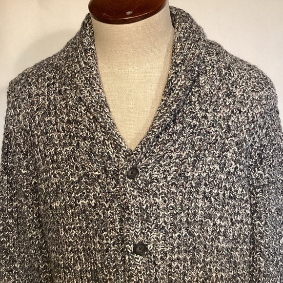 Mens Shawl Collar Cardigan Sweater size Large Goodiellow & Co - Picture 2 of 12